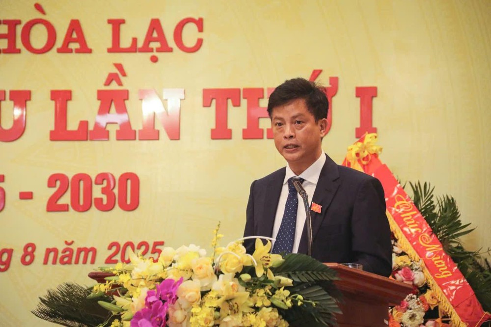 Đại hội đại biểu Đảng bộ xã Hòa Lạc lần thứ I, nhiệm kỳ 2025-2030: Dấu ấn lịch sử, mở ra chặng đường phát triển mới - Ảnh 1.