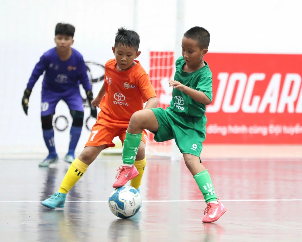 Giải bóng đá U9 toàn quốc Toyota Cup 2025: Xác định 8 đội bóng vào vòng tứ kết - Ảnh 2.