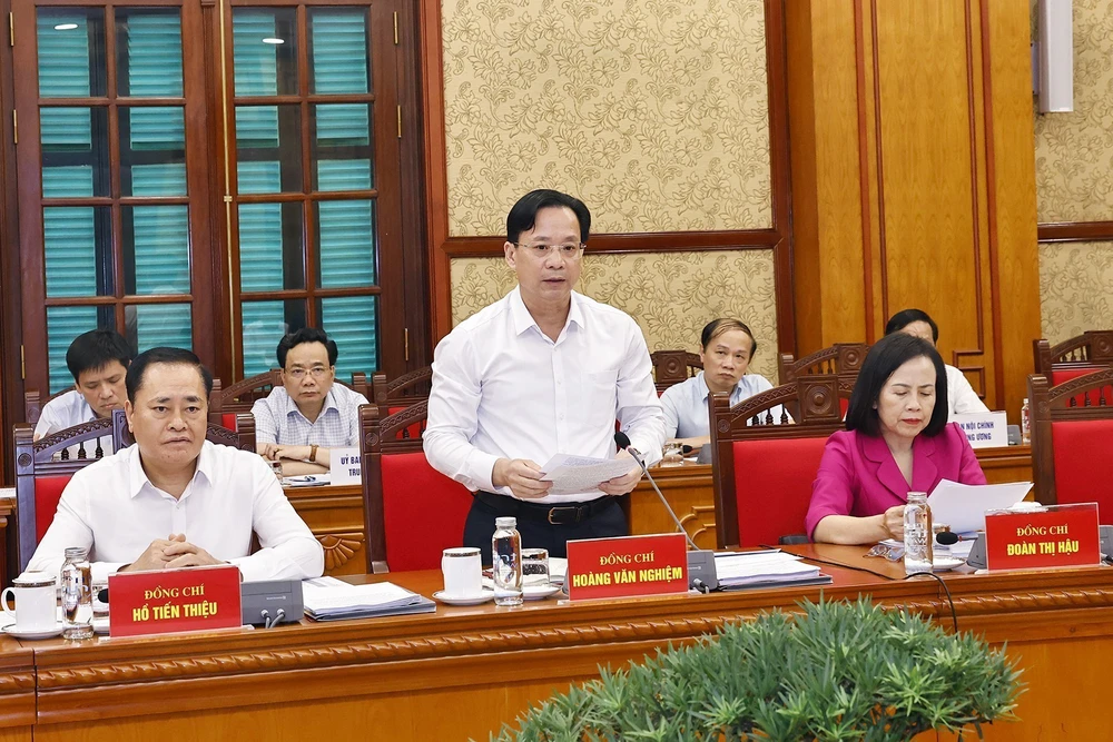 Hai Tổ công tác của Bộ Chính trị làm việc với Ban Thường vụ Tỉnh ủy các tỉnh Sơn La, Thanh Hóa, Bắc Ninh, Lạng Sơn - Ảnh 18.