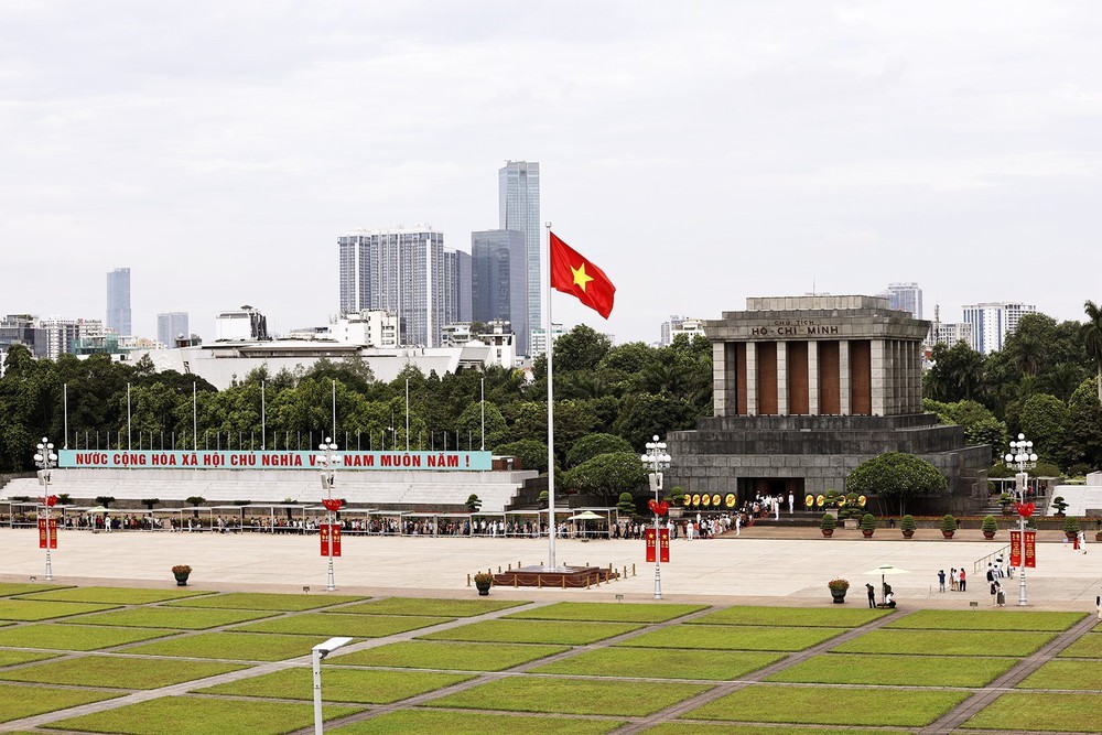 Bảo đảm toàn diện hậu cần, kỹ thuật tại khu vực Quảng trường Ba Đình phục vụ Diễu binh, diễu hành - Ảnh 2.