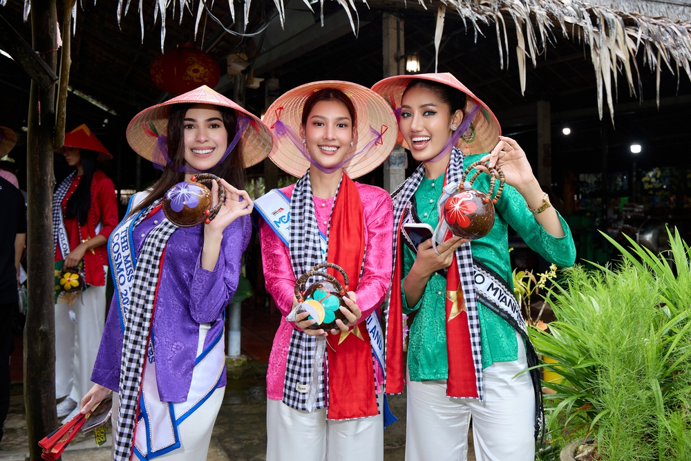 Dàn hoa hậu quốc tế trải nghiệm du lịch, khám phá ẩm thực tại miền Tây Nam Bộ - Ảnh 5.