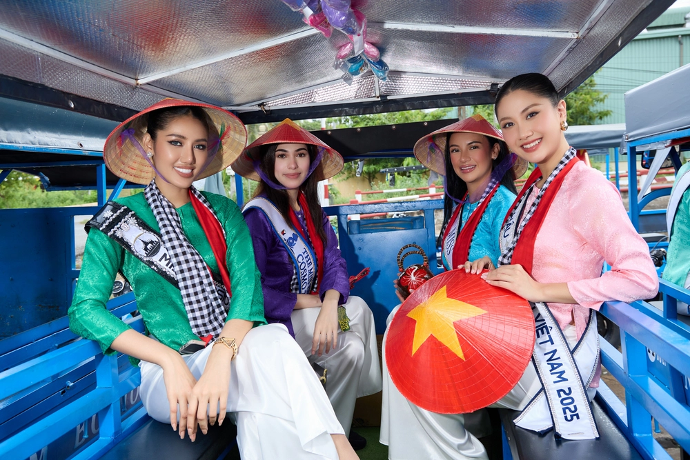 Dàn hoa hậu quốc tế trải nghiệm du lịch, khám phá ẩm thực tại miền Tây Nam Bộ - Ảnh 4.