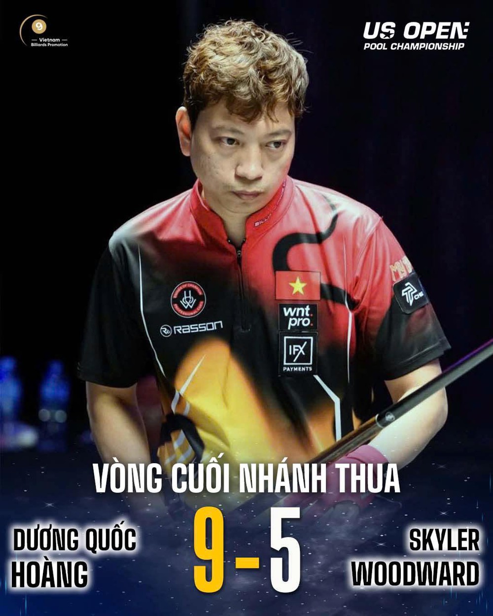 'Vượt ngàn chông gai', Dương Quốc Hoàng lọt vào vòng knock-out của giải đấu có tiền thưởng hơn 10 tỷ - Ảnh 1.