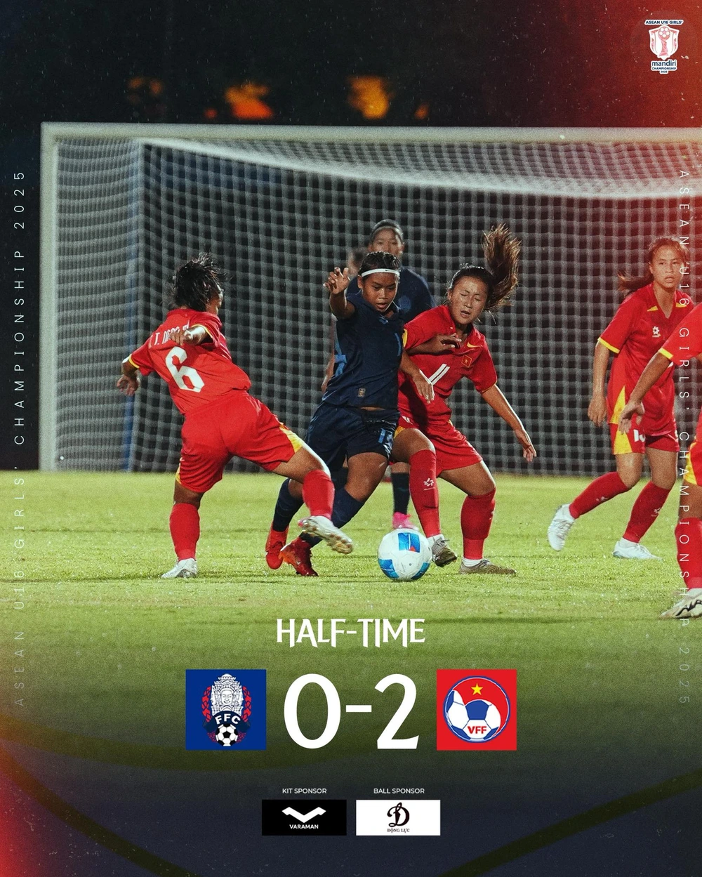 TRỰC TIẾP bóng đá Việt Nam 2-0 Campuchia: Việt Nam dẫn trước 2 bàn - Ảnh 1.