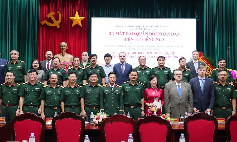 Báo Quân đội nhân dân ra mắt Báo Quân đội nhân dân điện tử tiếng Nga - Ảnh 4.