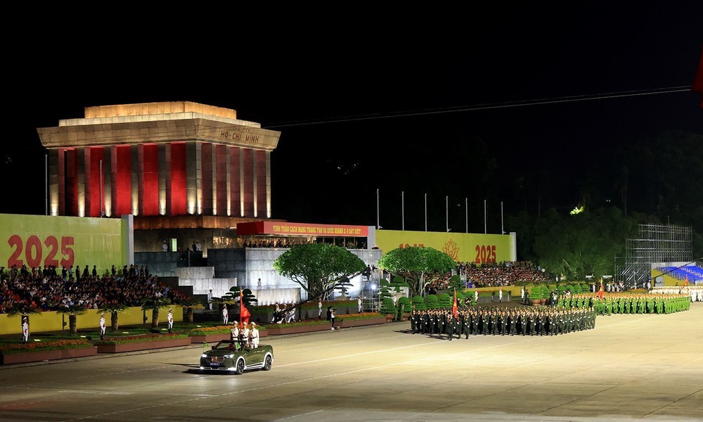 Tổng hợp luyện diễu binh, diễu hành lần thứ nhất tại Quảng trường Ba Đình - Ảnh 12.