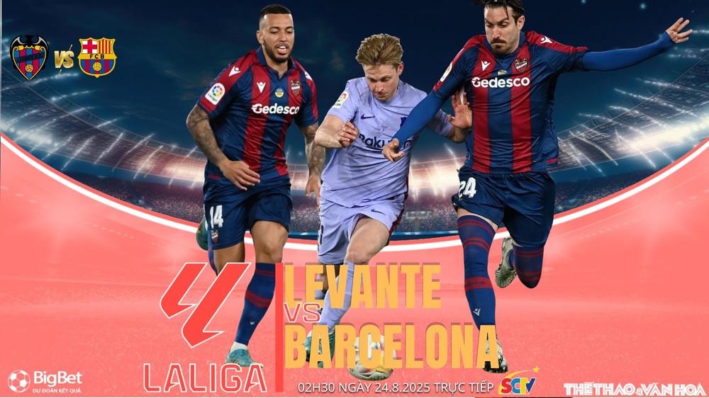 Nhận định, soi tỷ lệ Levante vs Barcelona 02h30 ngày 24/8, vòng 2 La Liga - Ảnh 1.