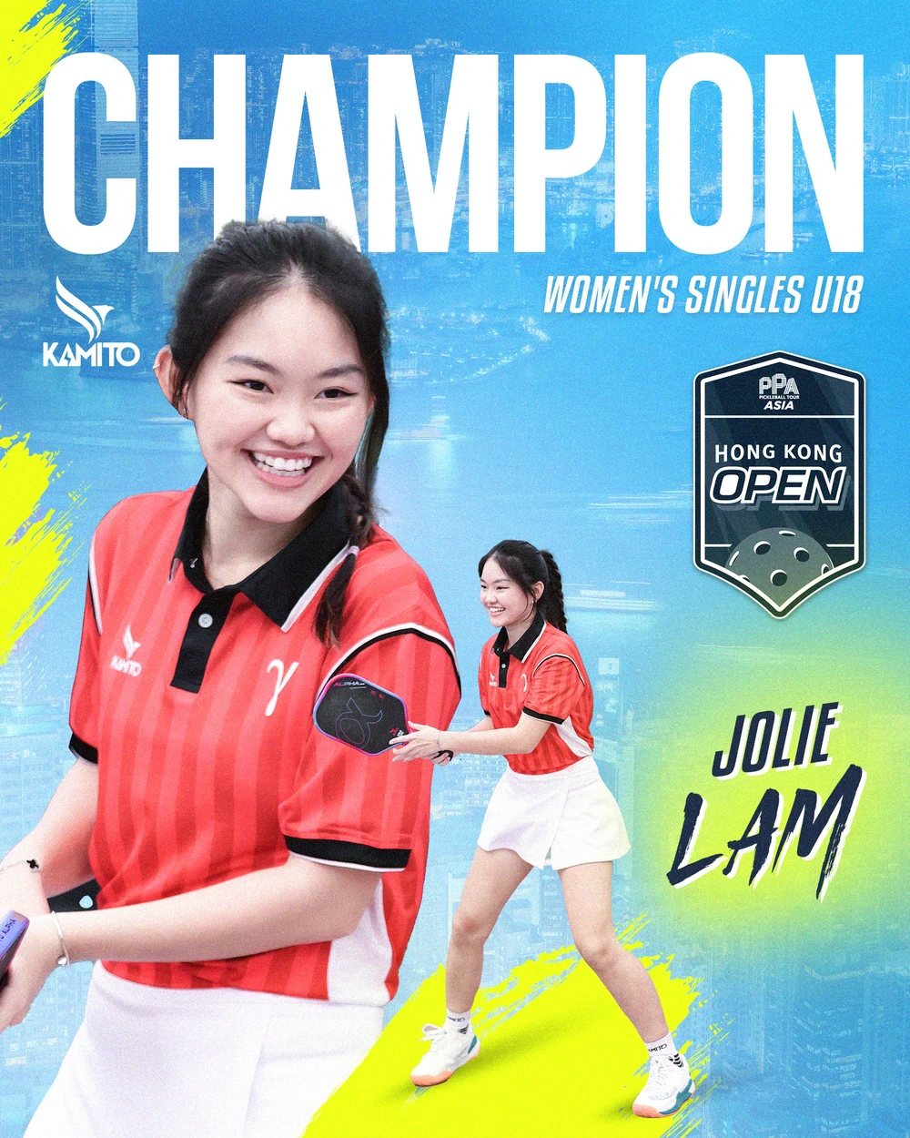 Tay vợt pickleball 17 tuổi của Việt Nam giành chức vô địch ở PPA Tour Asia Hong Kong Open - Ảnh 1.
