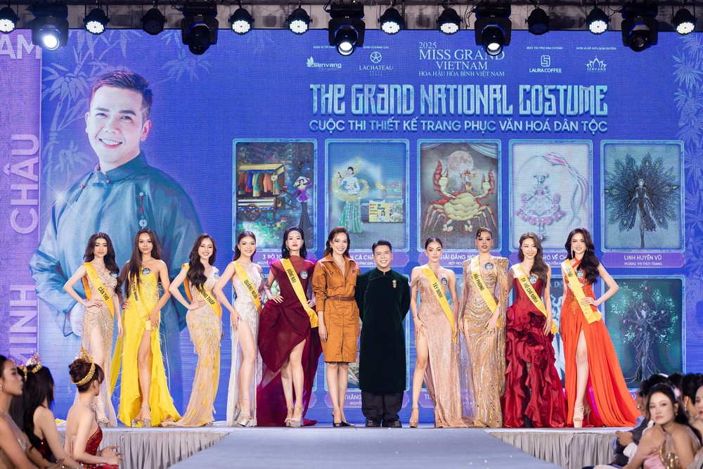Hé lộ 10 thiết kế trong đội NTK Minh Châu tại Miss Grand Vietnam 2025 - Ảnh 3.