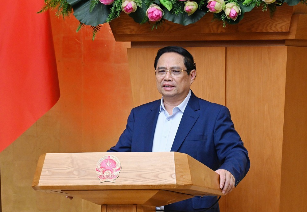 Thủ tướng Phạm Minh Chính: Khẩn trương tháo gỡ vướng mắc để bộ máy hành chính cấp xã hoạt động hiệu năng, hiệu lực, hiệu quả - Ảnh 2.