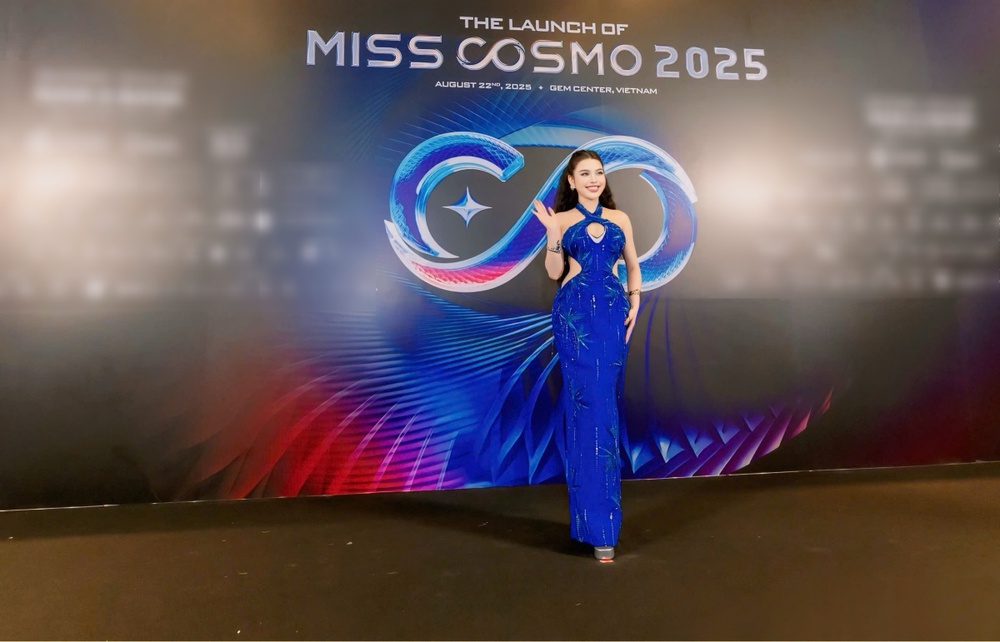 Nguyễn Phương Anh chiếm trọn spotlight ở họp báo Miss Cosmo 2025 - Ảnh 1.