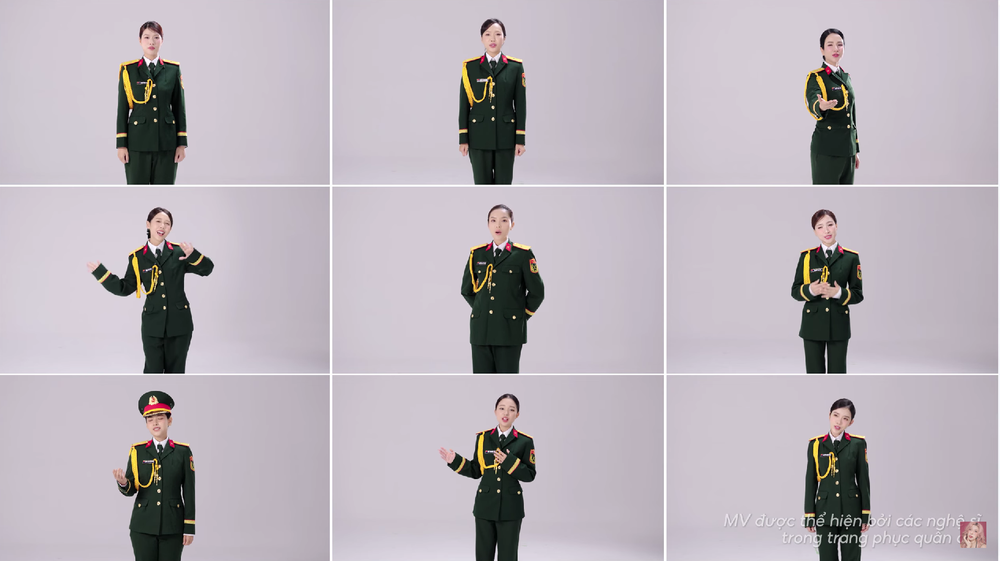 Trang Pháp cùng dàn nghệ sĩ “Sao nhập ngũ” hát “Mãi mãi là người Việt Nam” - Ảnh 2.