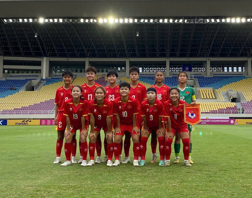 U16 nữ Việt Nam lại lỡ hẹn chung kết Đông Nam Á - Ảnh 1.