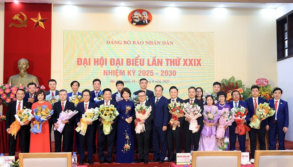 Đồng chí Lê Quốc Minh tái cử chức Bí thư Đảng ủy Đảng bộ Báo Nhân Dân nhiệm kỳ 2025-2030 - Ảnh 4.