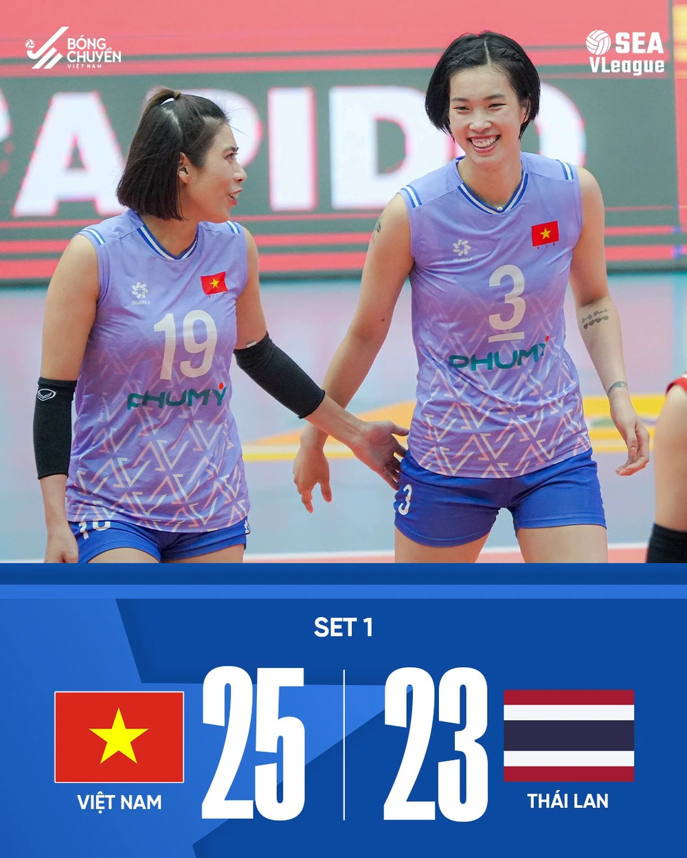 TRỰC TIẾP bóng chuyền Việt Nam 1-0 Thái Lan: Việt Nam thắng set 1 - Ảnh 3.