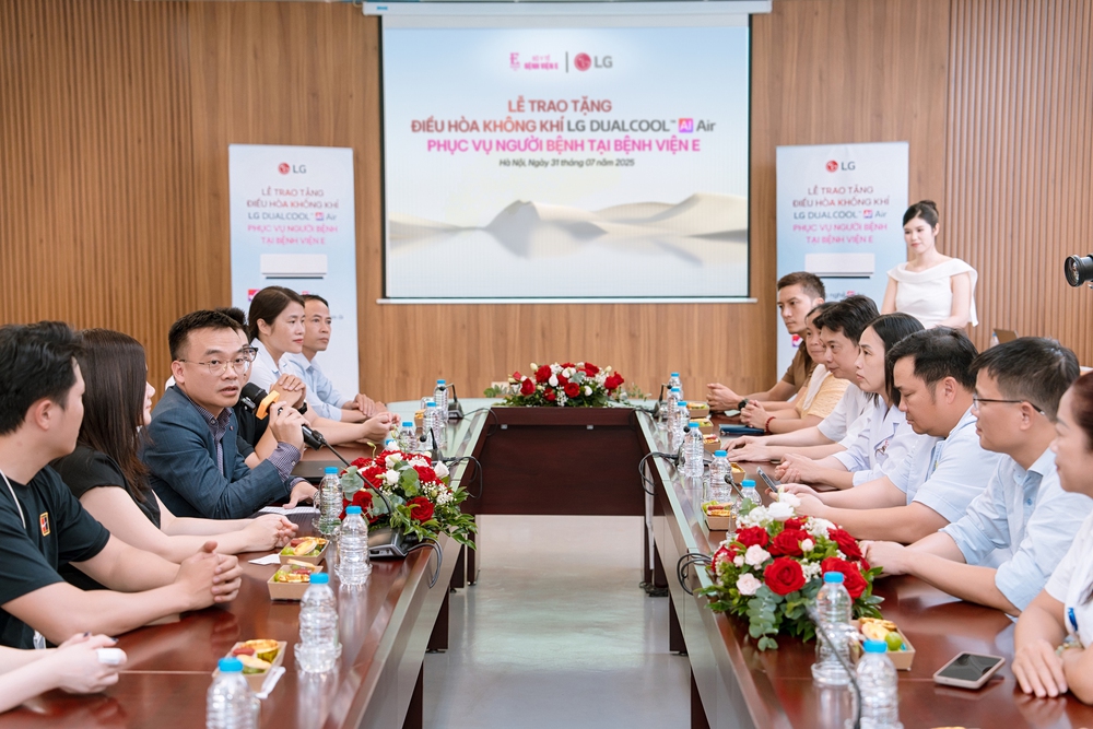 LG Electronics Việt Nam đồng hành, góp phần nâng cao chất lượng khám, chữa bệnh tại bệnh viện E - Ảnh 1.