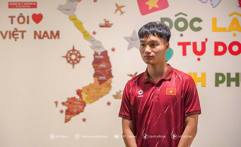 Tiền vệ U23 Việt Nam khẳng định quyết tâm trước trận ra quân - Ảnh 1.