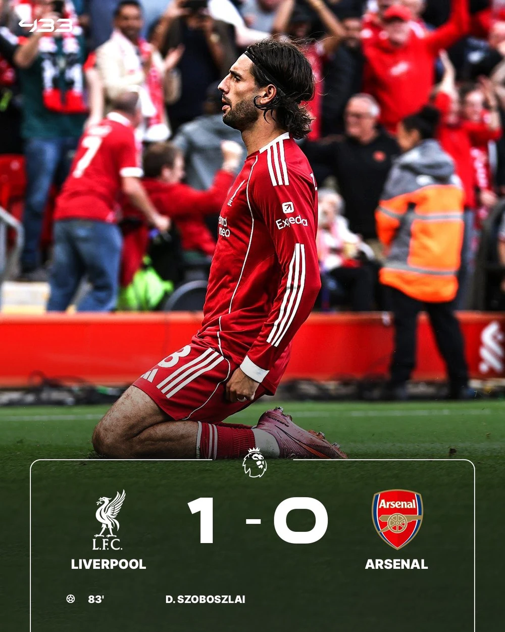Szoboszlai lập siêu phẩm đá phạt giúp Liverpool thắng Arsenal - Ảnh 1.