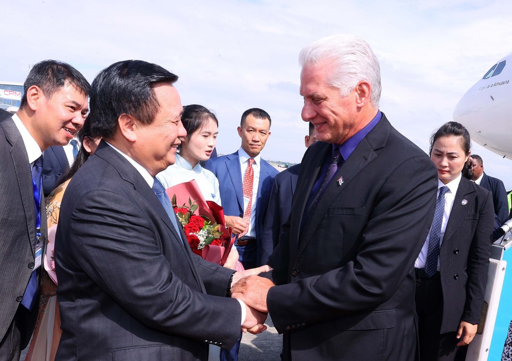 Bí thư Thứ nhất, Chủ tịch nước Cuba bắt đầu thăm cấp Nhà nước tới Việt Nam - Ảnh 3.