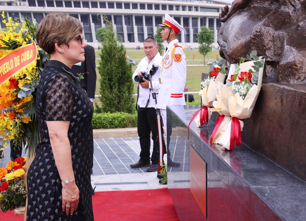 Bí thư Thứ nhất, Chủ tịch nước Cuba Miguel Diaz-Canel thăm Bảo tàng Lịch sử Quân sự Việt Nam - Ảnh 3.