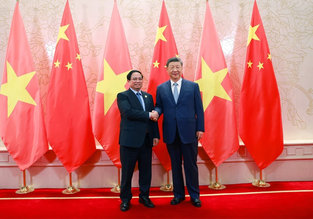 Thủ tướng hội kiến Tổng Bí thư, Chủ tịch nước Trung Quốc Tập Cận Bình - Ảnh 2.