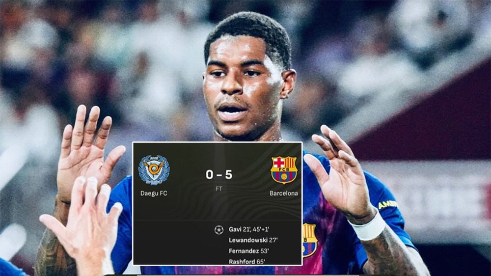 Rashford ghi bàn đầu tiên cho đội bóng mới, Barcelona thắng 5 sao trước đối thủ K-League 1 - Ảnh 2.