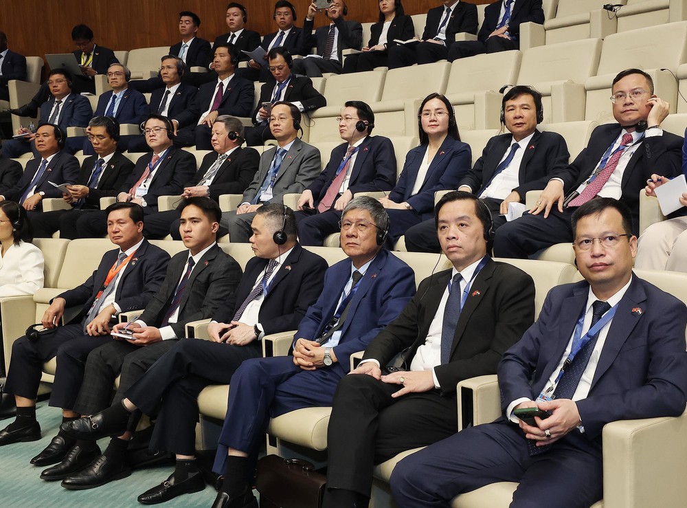 Chủ tịch nước Lương Cường thăm và phát biểu chính sách tại Liên đoàn Arập  - Ảnh 4.