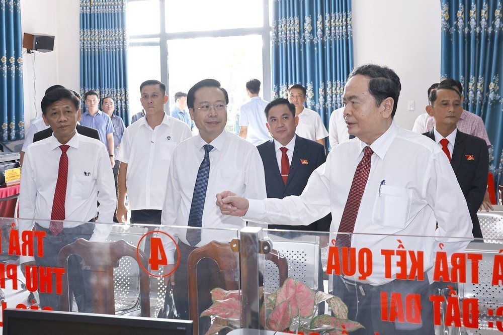 Chủ tịch Quốc hội Trần Thanh Mẫn: Chính quyền phải chủ động đến với dân - Ảnh 9.