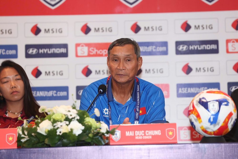 HLV Mai Đức Chung: ‘Đội tuyển Việt Nam coi trọng mọi đối thủ’ - Ảnh 1. HLV Mai Đức Chung: ‘Đội tuyển Việt Nam coi trọng mọi đối thủ’ - Ảnh 1.