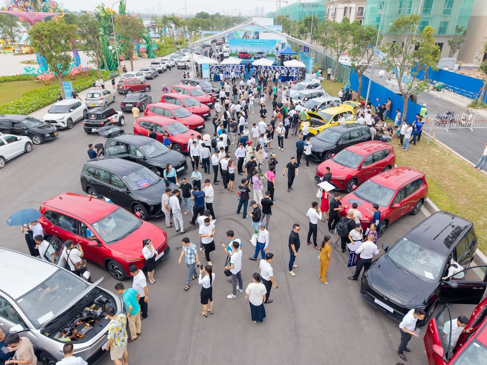 VinFast bàn giao lô xe Limo Green đầut iên cho khách hàng - Ảnh 1.