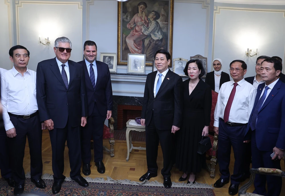 Chủ tịch nước Lương Cường và Phu nhân thăm bảo tàng Gamal Abdel Nasser - Ảnh 3. Chủ tịch nước Lương Cường và Phu nhân thăm bảo tàng Gamal Abdel Nasser - Ảnh 3.