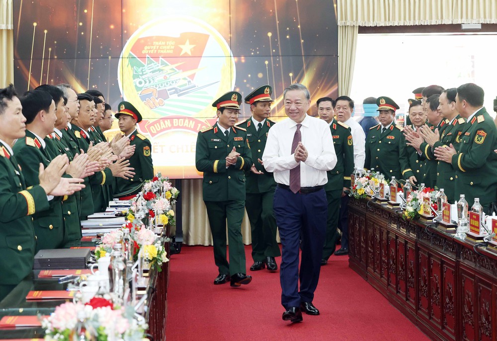 Tổng Bí thư Tô Lâm: Xây dựng Quân đoàn 12 là lực lượng cơ động chiến lược của Quân đội - Ảnh 1.