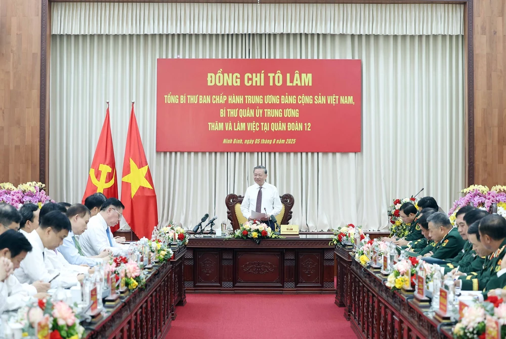 Tổng Bí thư Tô Lâm: Xây dựng Quân đoàn 12 là lực lượng cơ động chiến lược của Quân đội - Ảnh 3.