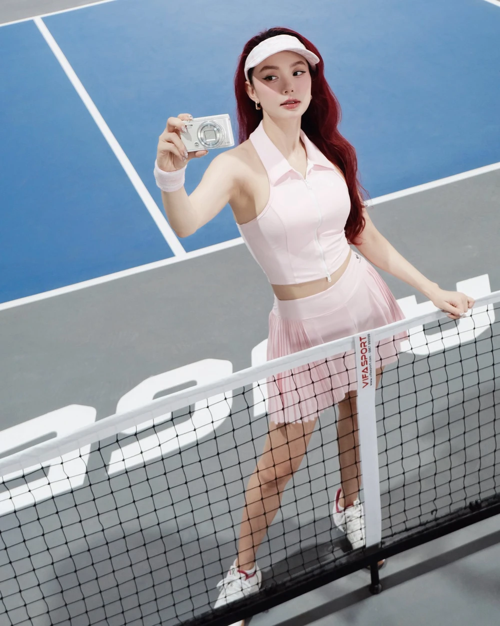 Khoe nhan sắc ngọt ngào trên sân pickleball, nữ ca sĩ nhận 'mưa' lời khen - Ảnh 4. Khoe nhan sắc ngọt ngào trên sân pickleball, nữ ca sĩ nhận 'mưa' lời khen - Ảnh 4.