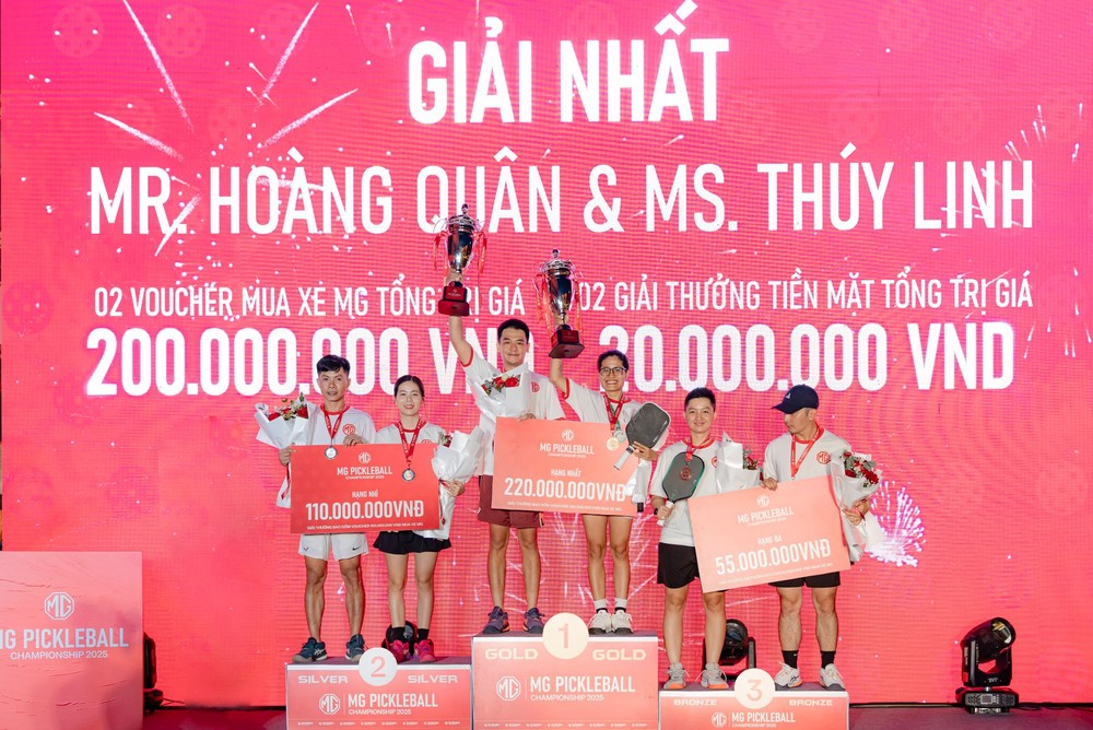Hãng xe đầu tiên tổ chức giải đấu pickleball ở Việt Nam - Ảnh 1.
