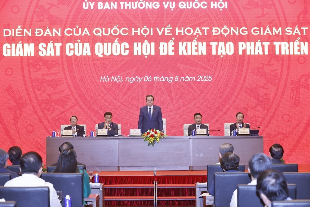 Chủ tịch Quốc hội Trần Thanh Mẫn: Giám sát để kiến tạo phát triển đất nước trong kỷ nguyên mới - Ảnh 1.