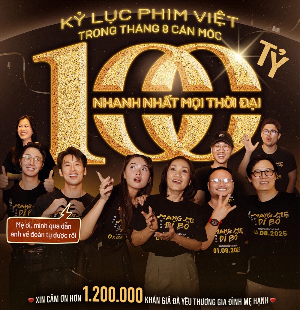 'Mang mẹ đi bỏ' vượt mốc 100 tỷ đồng sau chưa đầy 1 tuần công chiếu - Ảnh 1.