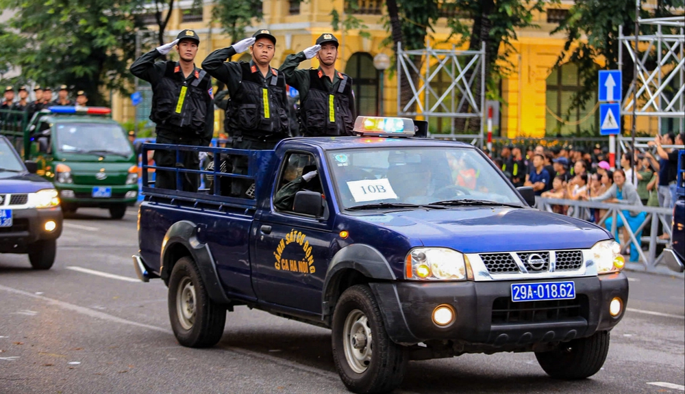 80 năm Quốc khánh: Tổng duyệt lễ diễu hành chào mừng &quot;Ngày hội vì Thủ đô bình yên&quot; - Ảnh 5.