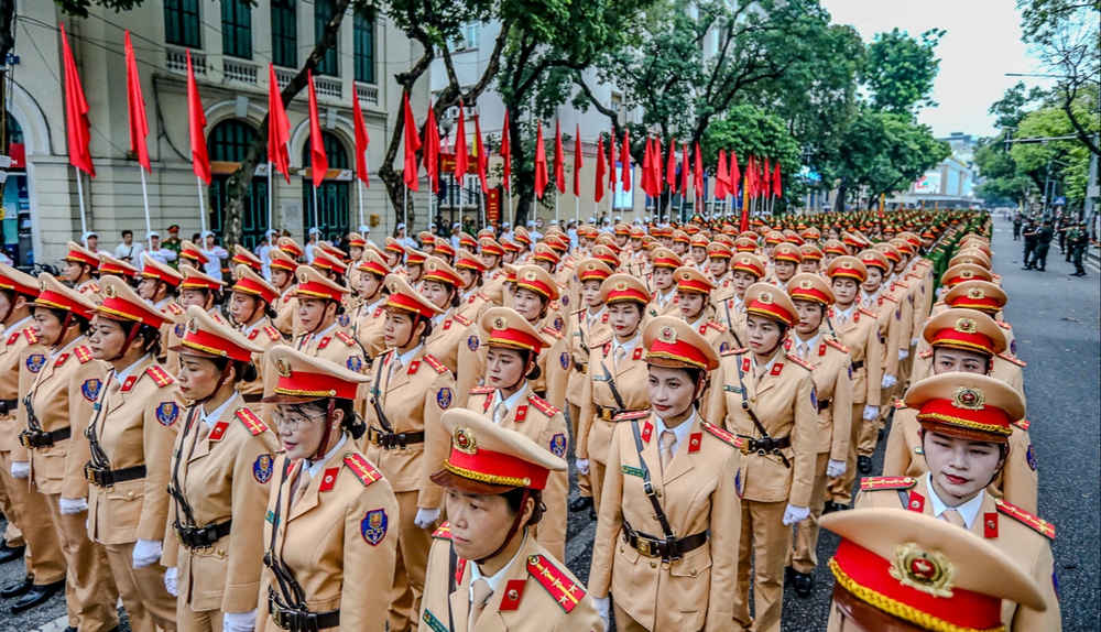 80 năm Quốc khánh: Tổng duyệt lễ diễu hành chào mừng &quot;Ngày hội vì Thủ đô bình yên&quot; - Ảnh 8.