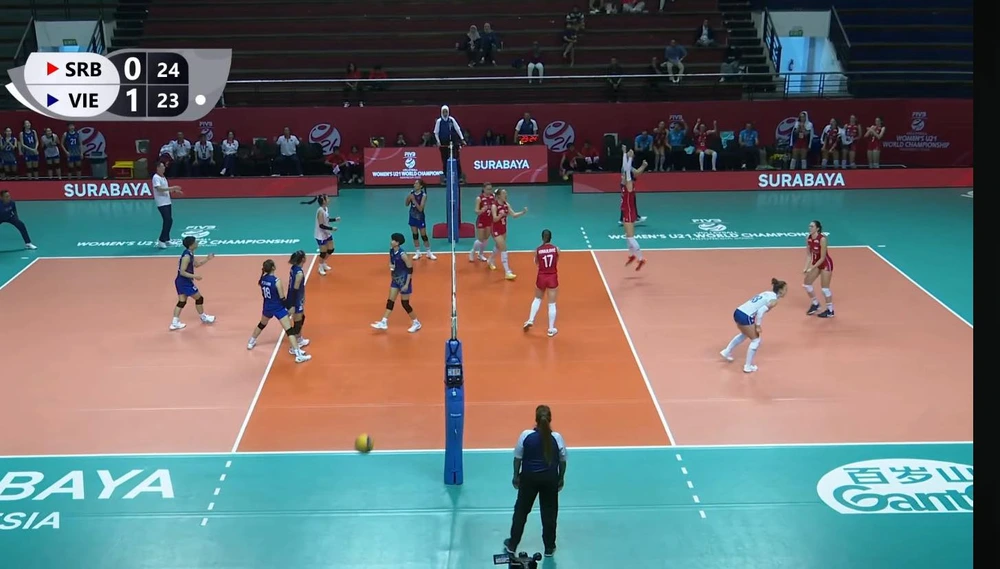 TRỰC TIẾP bóng chuyền Việt Nam vs Serbia: Đại diện châu Âu gỡ hoà 1-1 - Ảnh 2.