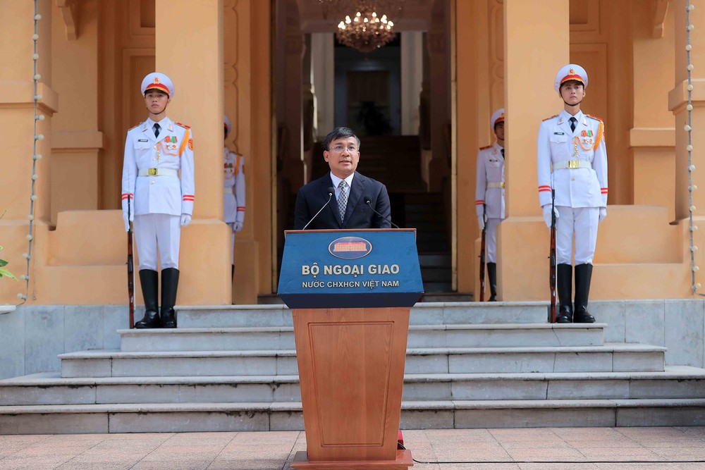 Lễ thượng cờ kỷ niệm 58 năm Ngày thành lập ASEAN - Ảnh 5.