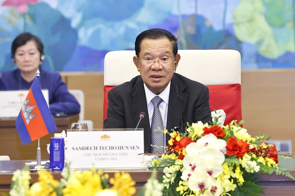 Chủ tịch Quốc hội Trần Thanh Mẫn hội kiến Chủ tịch Đảng Nhân dân Campuchia, Chủ tịch Thượng viện Campuchia Hun Sen - Ảnh 5.