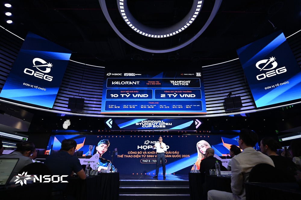 Giải đấu eSports sinh viên hàng đầu Việt Nam NSOC 2025 có tổng tiền thưởng lên tới 2 tỷ - Ảnh 1.