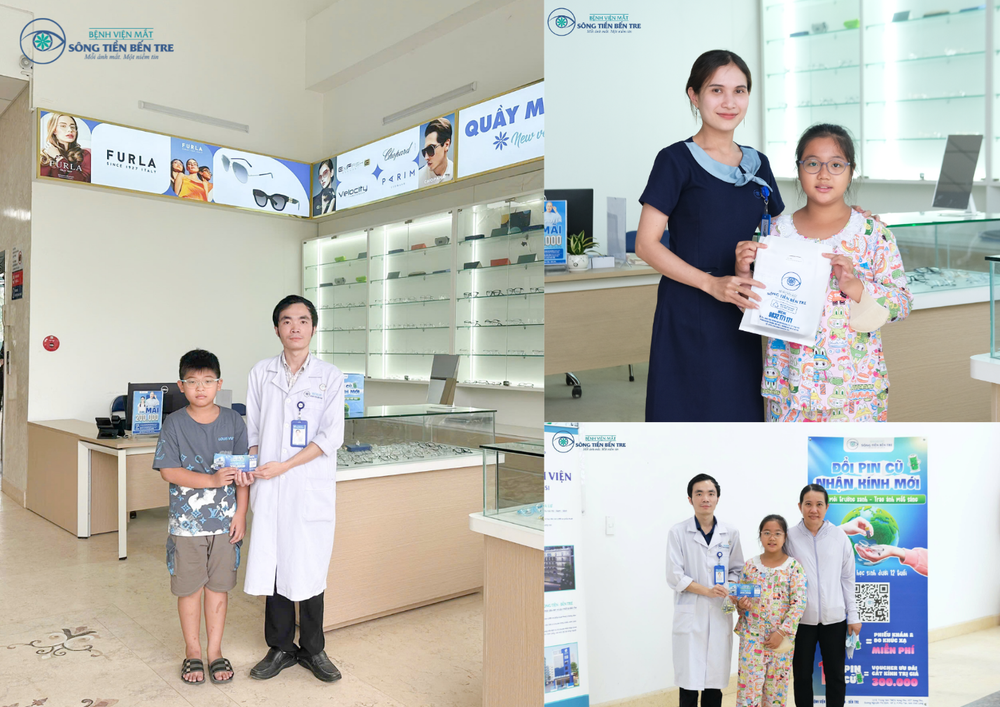Bệnh viện Mắt Sông Tiền - Bến Tre và hành động nhỏ, giá trị lớn từ Chiến dịch &quot;Đổi pin cũ - nhận kính mới&quot; - Ảnh 1.