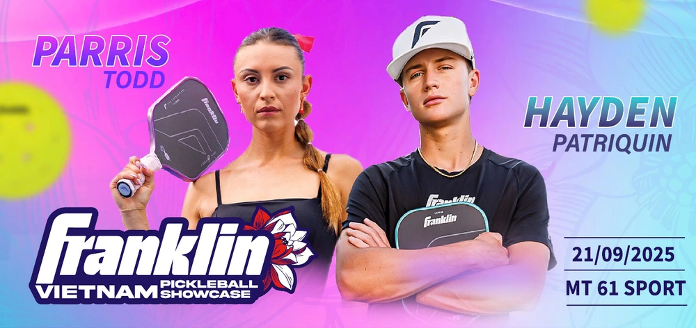 Franklin Vietnam Pickleball Showcase: Giao lưu quốc tế, trải nghiệm đỉnh cao - Ảnh 1.