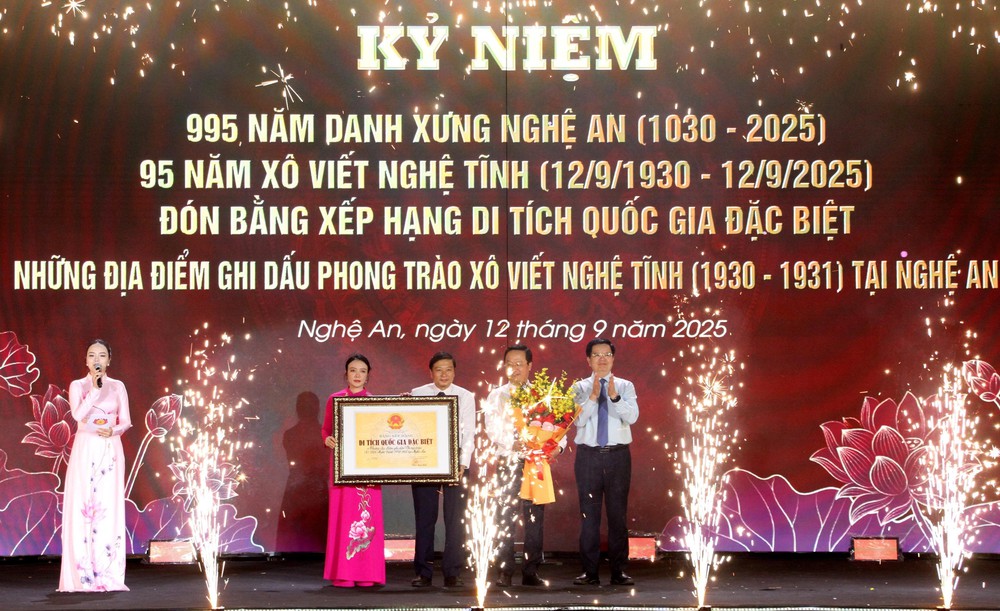 Lễ kỷ niệm 995 năm danh xưng Nghệ An, 95 năm Xô Viết Nghệ Tĩnh - Ảnh 3.