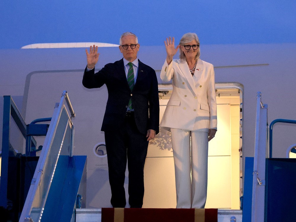 Toàn quyền Australia Sam Mostyn và Phu quân kết thúc chuyến thăm cấp Nhà nước tới Việt Nam - Ảnh 2.