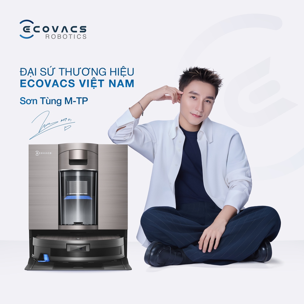 Sơn Tùng M-TP đồng hành cùng ECOVACS tiên phong xu hướng sống mới - Ảnh 1.