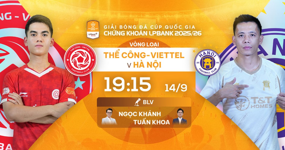 Lịch thi đấu bóng đá hôm nay 14/9: Trực tiếp derby Hà Nội, derby Manchester - Ảnh 1.