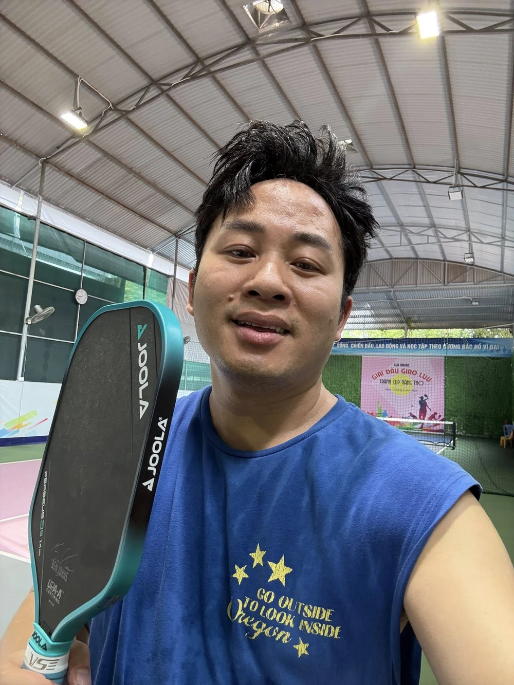 Tùng Dương thách thức nhạc sĩ Nguyễn Văn Chung 'so tài' trên sân pickleball - Ảnh 2.